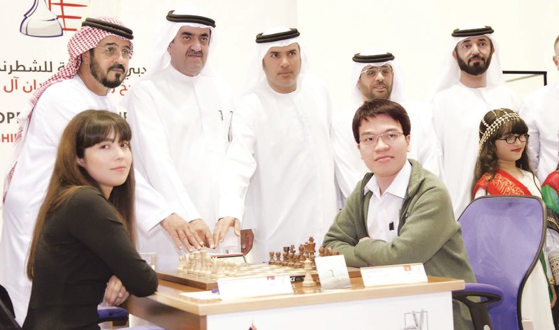 75 لاعباً يتصدرون انطلاقة «دولية دبي للشطرنج»